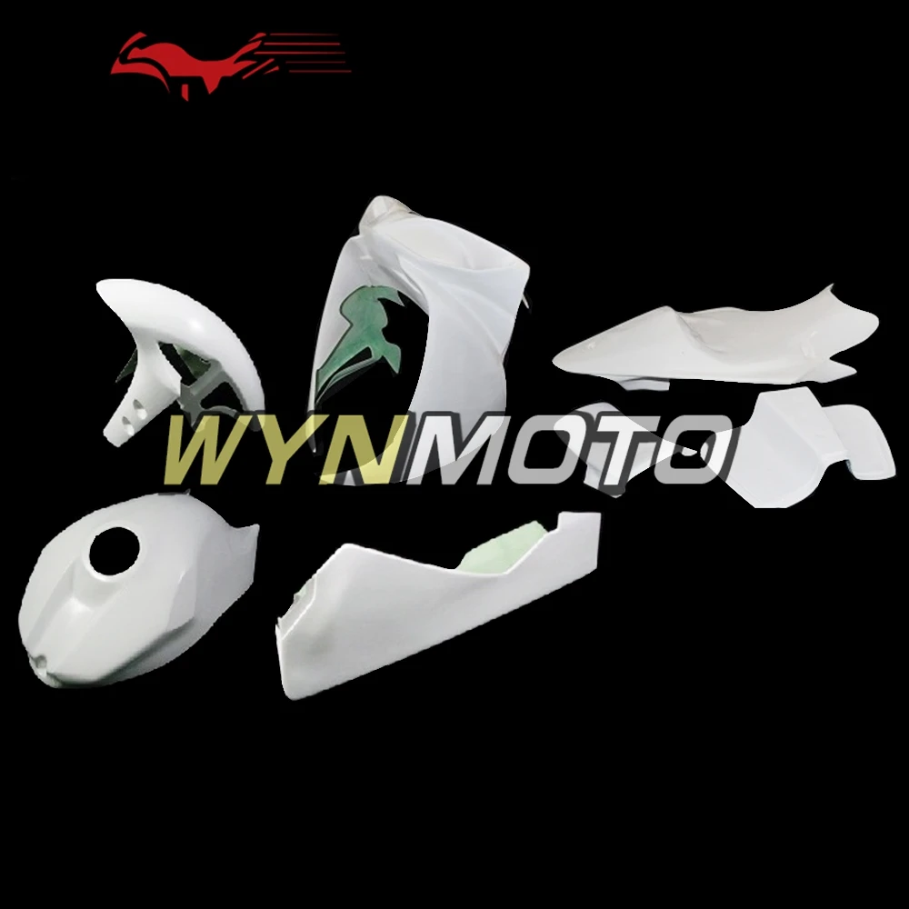 

Complete Unpainted Racing Fiberglass Fairing Kit For Yamaha 2009 2010 2011 2012 2013 YZF1000 R1 Naked Motorbike Bodywork New