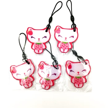 

1Pcs 125KHZ Rewritable RFID T5577 Keyfob Blank Card Token Tag Keychain Smart tickets For RFID Copier Duplicator Access Control