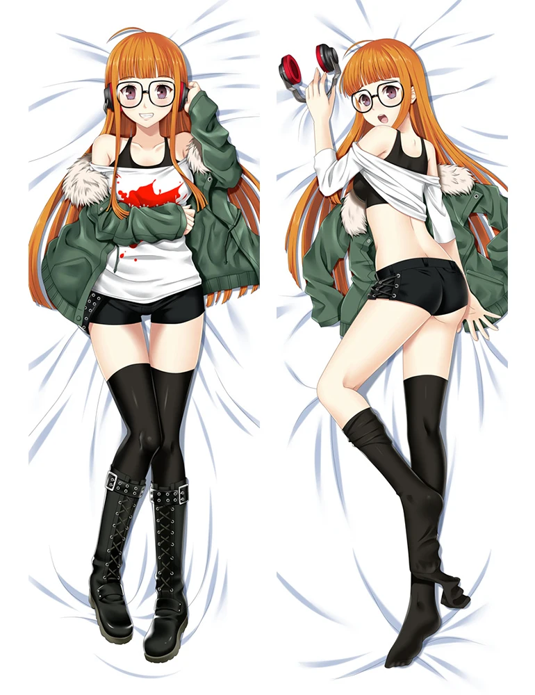 2018 August Anime Shin Megami Tensei Persona 5 Futaba Sakura Dakimakura наволочка для подушки обнимающая