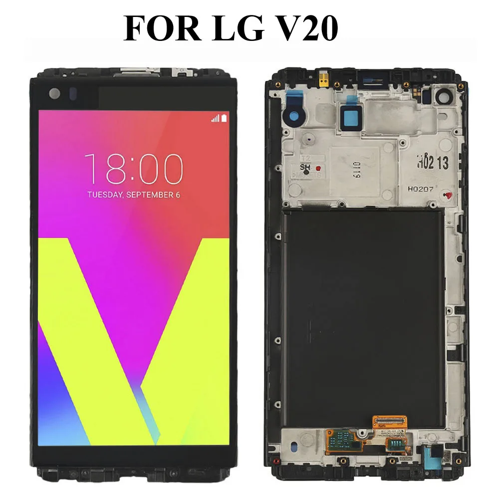 

For LG V20 Display H910 H915 H918 H990 VS995 VS996 LS997 F800 LCD Display Touch Screen Digitizer Frame Assembly For LG V20 LCD