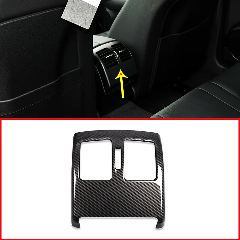 Carbon Fiber Style For Mercedes Benz C Class W204 2008 2013 ABS Car