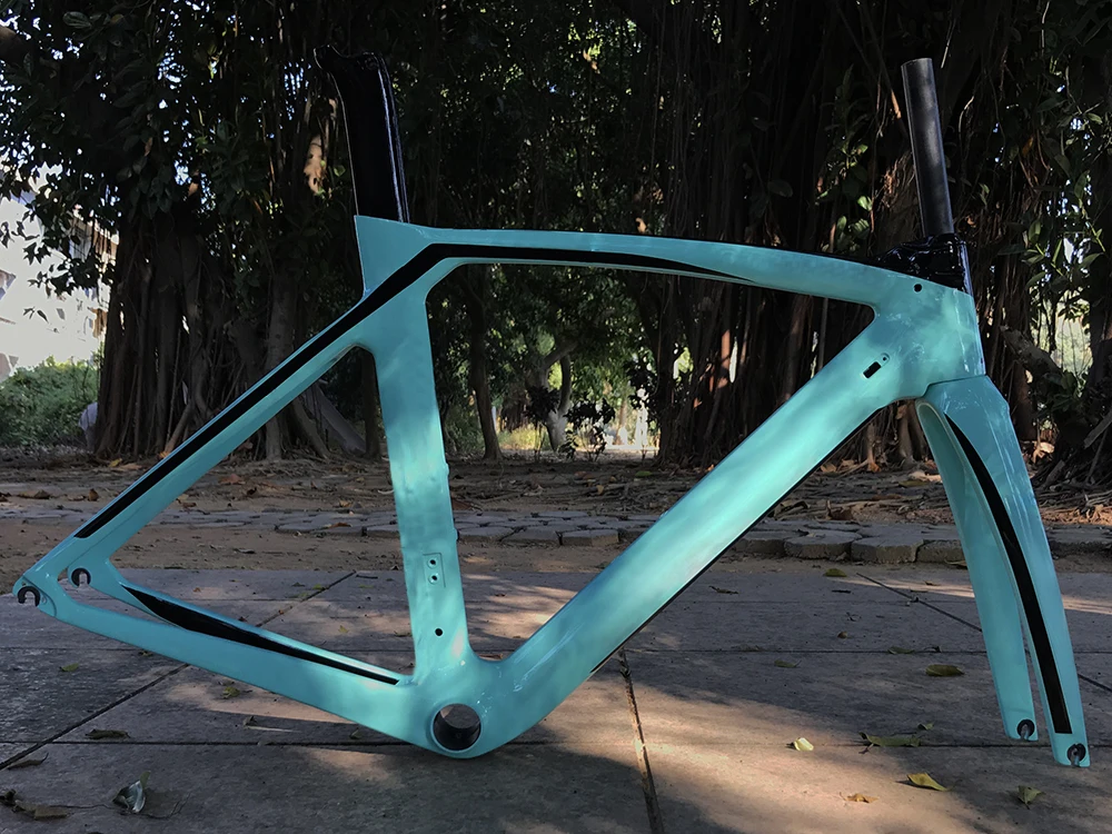 Top XR4 carbon fiber bike frame Aero road bicycle frame fork seatpost with 5D integrated handlebar 50 53 55 57 DPD XDB free tax 6
