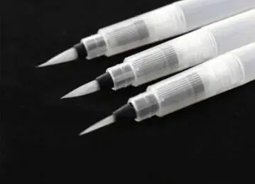 3pcs set Refillable Pilot Water Brush Ink Pen for Water Color Calligraphy Drawing Painting Illustration Pen