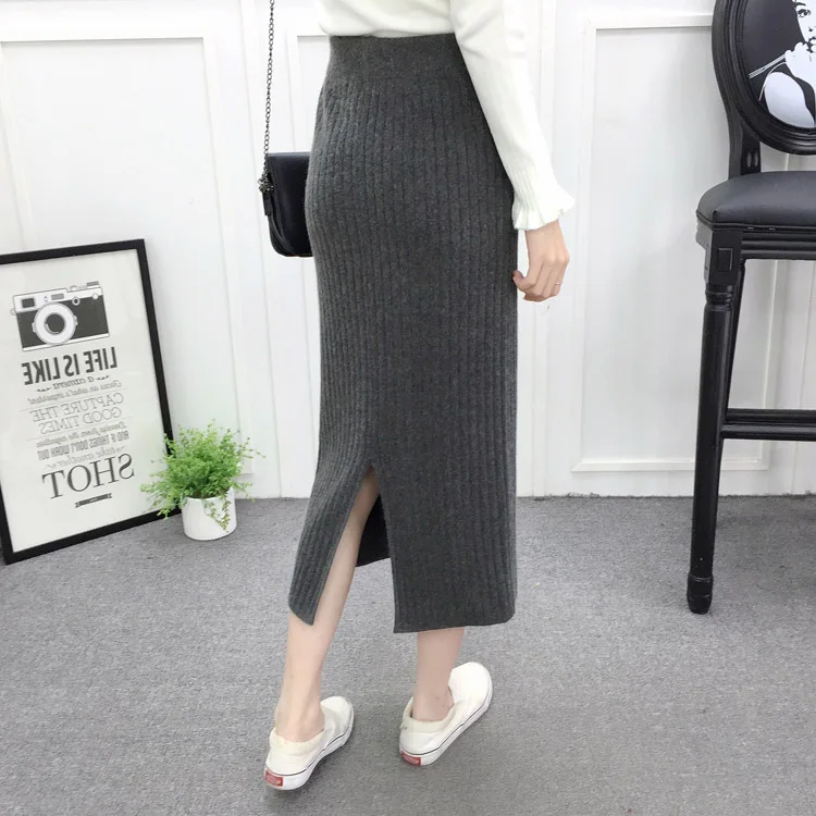 wool skirt grey 02