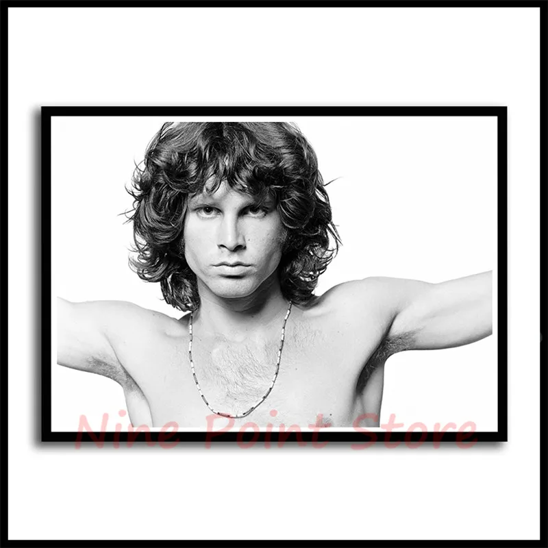 Двери, Jim Morrison, рок-группа, музыка, белая бумага с покрытием, плакаты, настенные Стикеры, домашний декор, Настенный декор, без рамки