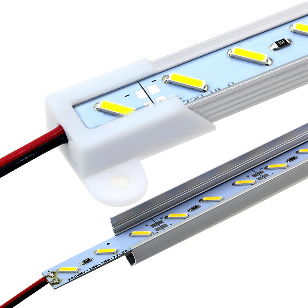 Заводская цена 1 м постоянного тока 12 В 72 SMD 7020 светодиодная жесткая лента полоса с