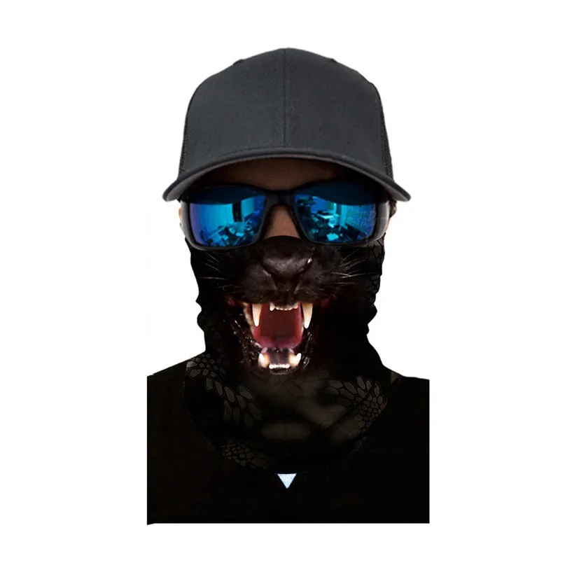 Cycling Face Mask Balaclava Motorcycle Ski Neck Warmer Scarf 3D Animal Magic face mask Unisex Head Bandana Scarf #3J#F (3)