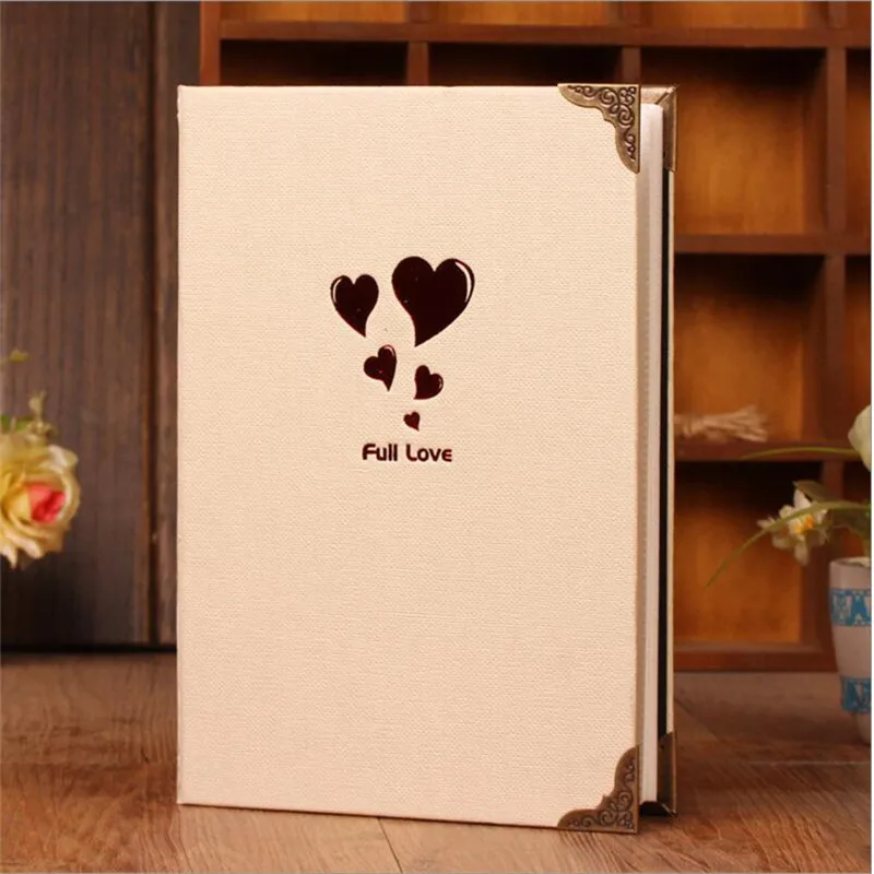 

New 6 inch linen cover album cartoon photo storage box 200 pocket insert album children's wedding memories Fotoalbum photo gifts