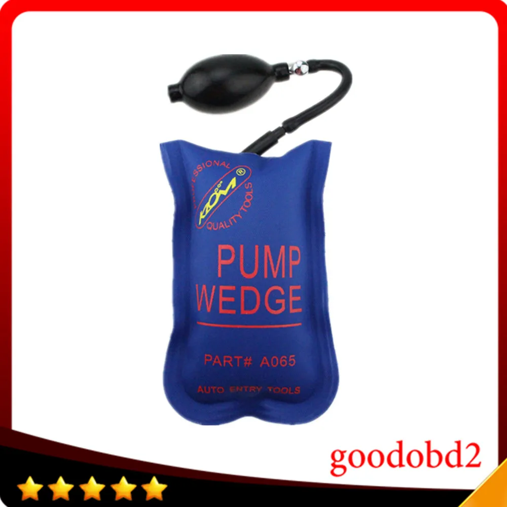 

Professional Blue KLOM PUMP WEDGE LOCKSMITH TOOLS Auto Air Wedge Lock Pick Open Car Door Lock Small Size 19*12 CM