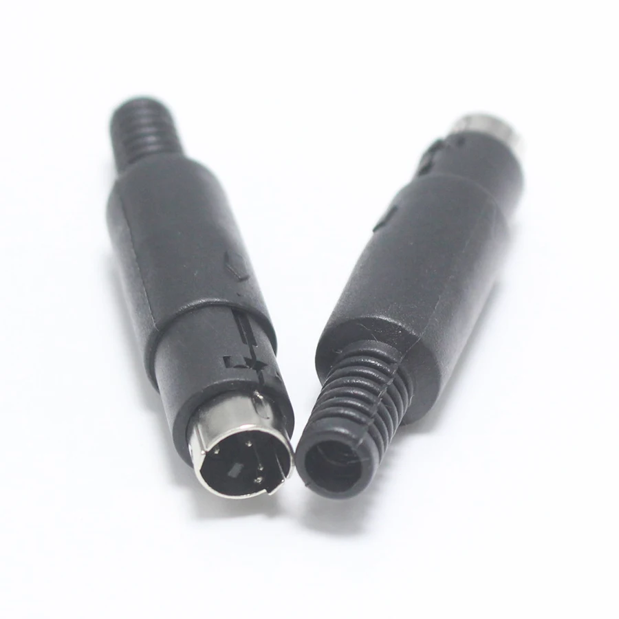 EClyxun 1 шт. Mini 3 4 5 6 7 8 Pin Din штекер с пластиковыми магнитными паяльными кабелями DIY