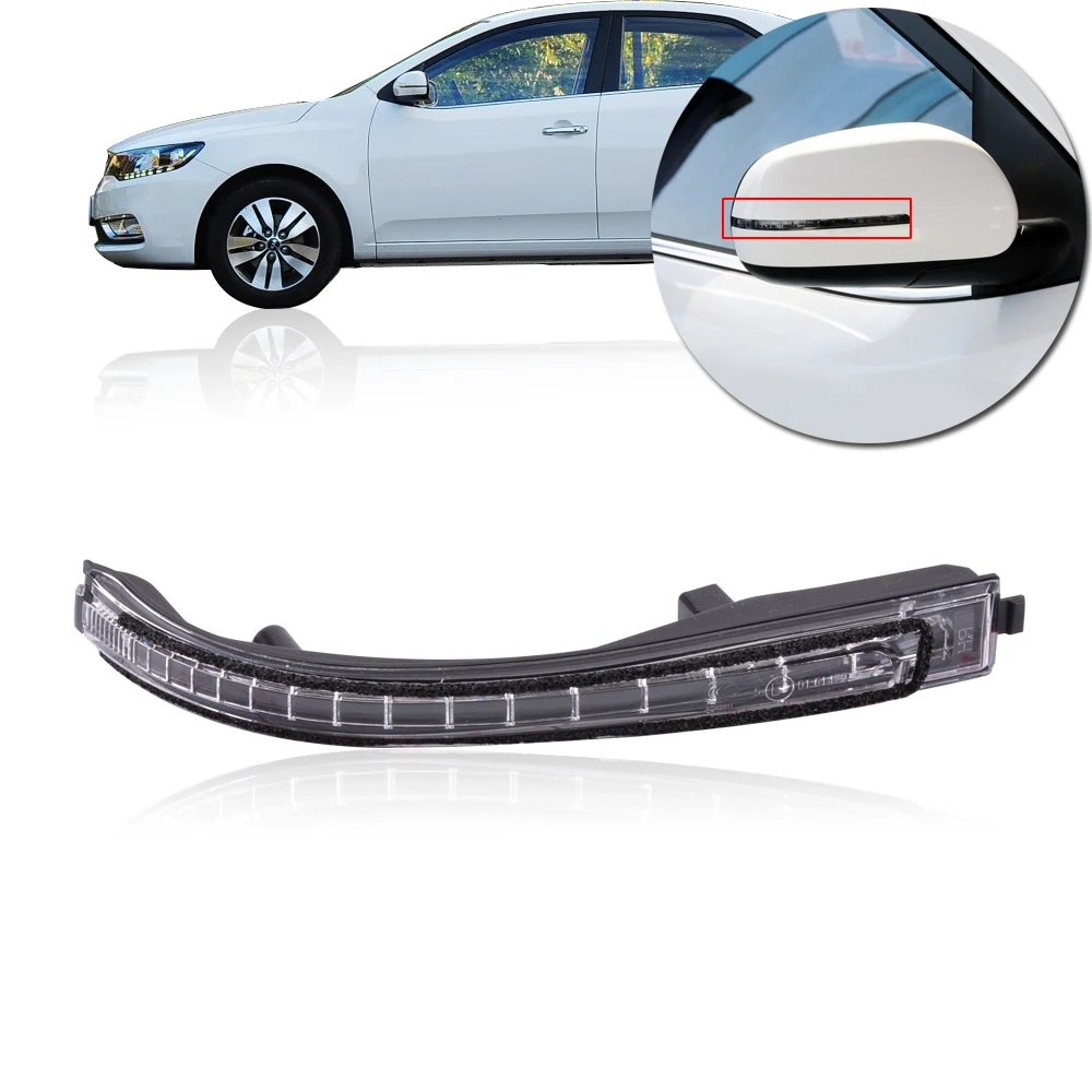

CAPQX Outside Mirror LED Turn Signal lamp Rearview Mirror Turn light Flash light For KIA FORTE 2013 2014 2015 2016 Cerato 2012