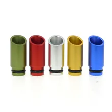 Металлические алюминиевые капельные наконечники, косой мундштук, 510 нитей, капельный наконечник для vape ATTY RDA RBA, механический Ремонтопригодный капельный распылитель