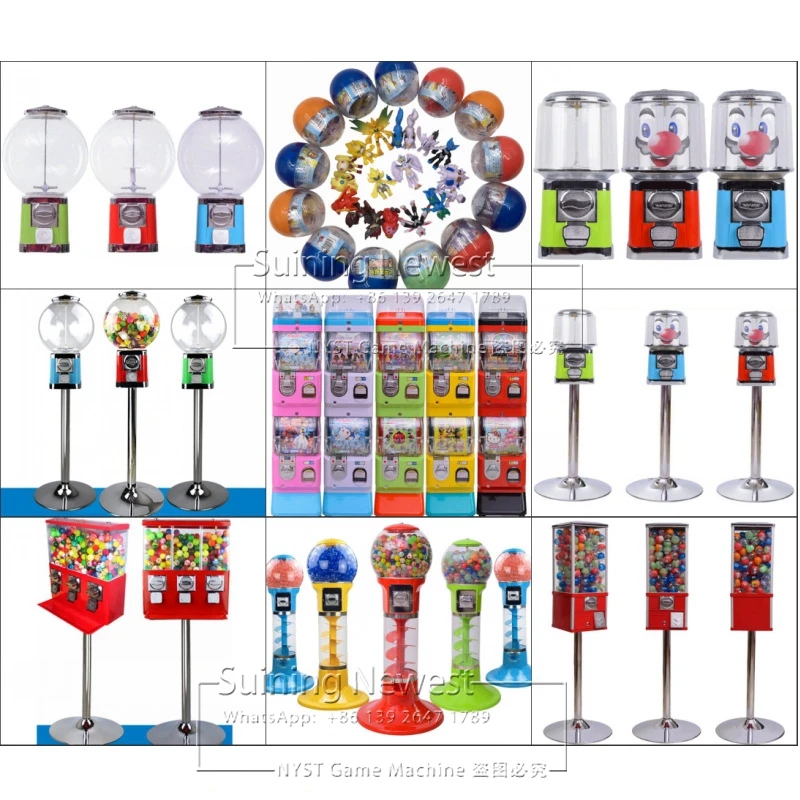 

European People France Like High Quality Cheap Price Coin Operated Games Gumball Capsule Toy Vending Machine