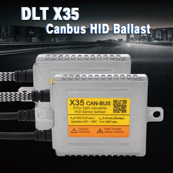 

SKYJOYCE 1 Pair DLT X35 HID Canbus Ballast 12V 35W Fast Bright X35 Canbus HID Senior Ballast For Car Headlight 35W HID Kit