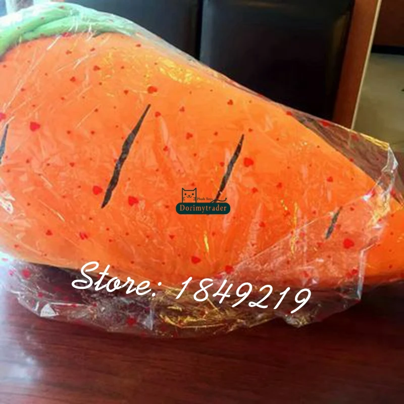Dorimytrader 35 ''/90 см гигантский плюшевый мультфильм Подушка-Морковка мягкая морковь Подушка игрушка хороший подарок для ребенка DY61202