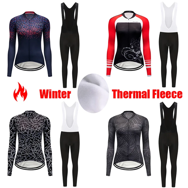 US $18.48 2020 Cycling clothing winter womens set triathlon suit bicycle clothes kit female bike clothing eq