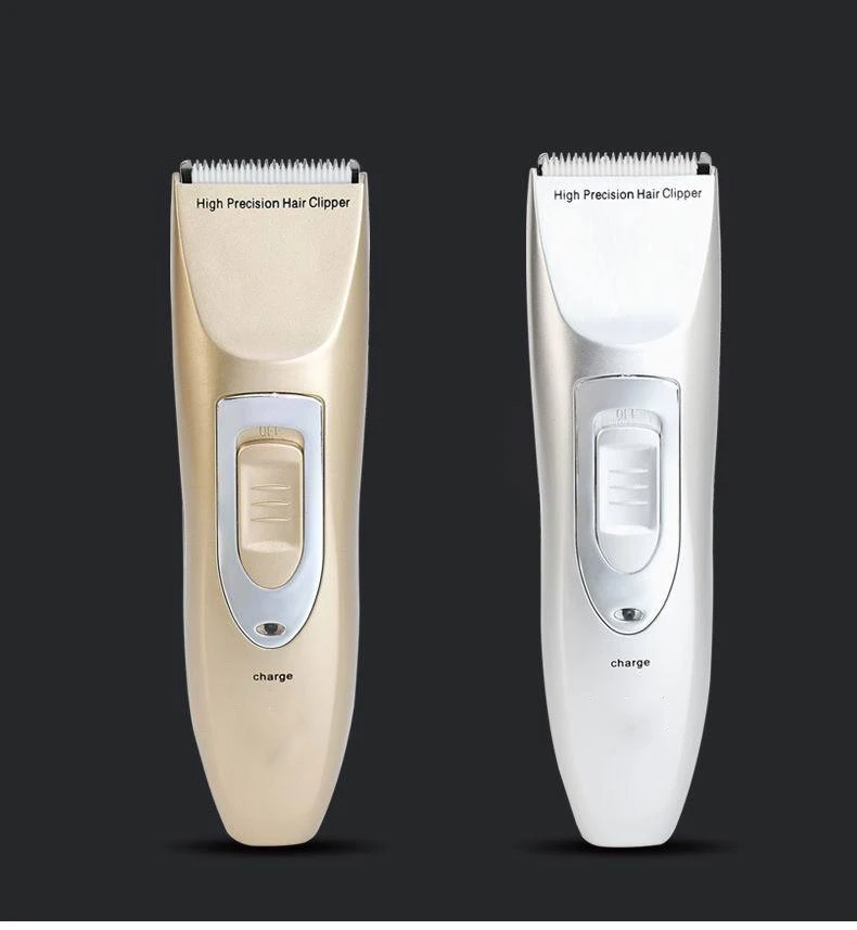 New Professional hair clipper lithium battery titanium ceramic blade