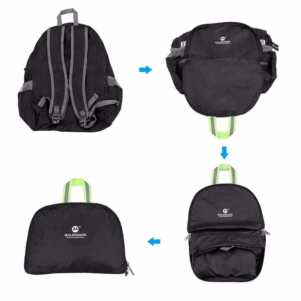 Ультра-светильник, рюкзак для путешествий, походный рюкзак, прочный светильник, рюкзак для мужчин и женщин, складной походный рюкзак для путешествий и школы