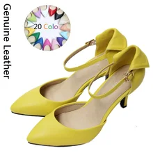 2017 größe 34-41 Fashion Echtes Leder Sexy Frauen Sandalen High Heels Damen Pumps Schuhe Frau Sommer Stil Chaussure Femme