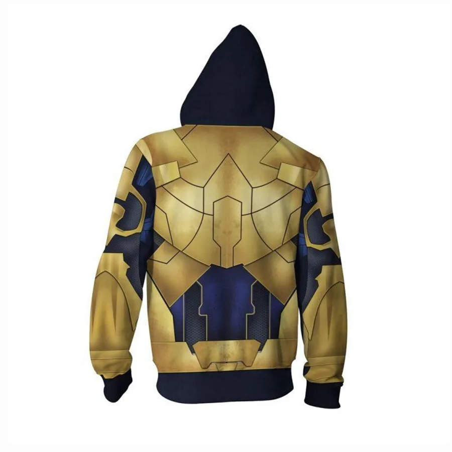 Thanos Cosplay Avengers: Endgame Costume Movie Hoodie Sweatshirts Men Women Jackets Sweatshirts 2019 New Thanos Cosplay Avengers: Endgame Costume Movie Hoodie Sweatshirts Men Women Jackets Sweatshirts 2019 New