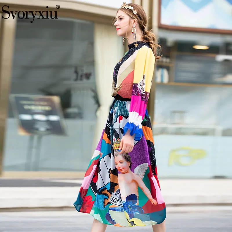 Svoryxiu Autumn Summer Fashion Runway Skirt Suit Women