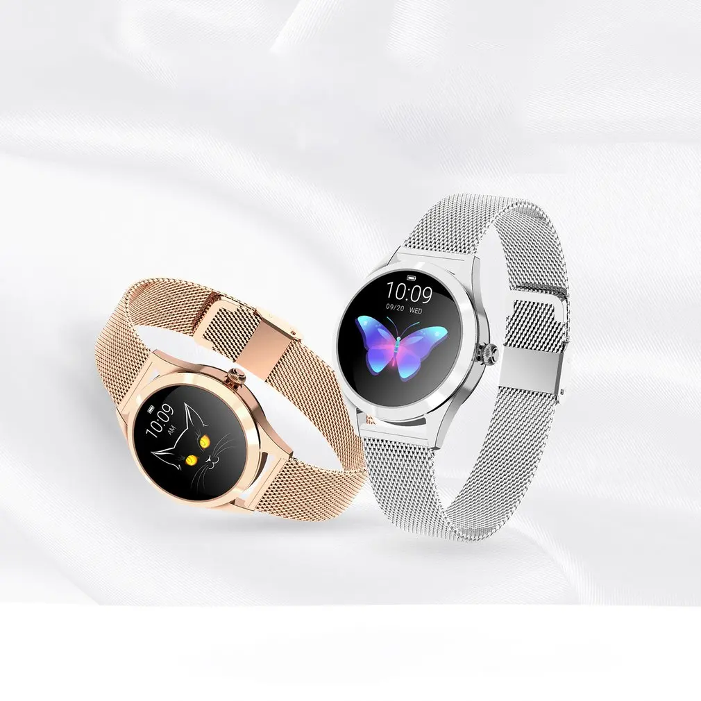 

Smart Watch Women KW10 Heart Rate Monitoring IP68 Waterproof Multi-sports Modes Fitness Bracelet Smartwatch for Lady