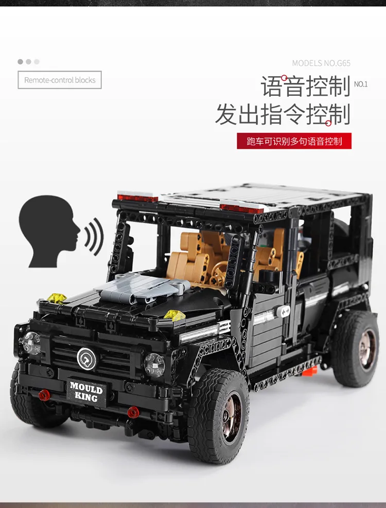 Приложение светодиодный Technic 13070 Technic SUV G65 AWD Wagon RC двигатели автомобильные наборы строительные блоки кирпичи развивающие игрушки