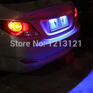 

SCOE Elantra I30 IX35 Verna Sonata Terracan Accent T10 20B Car LED Licence Plat Light Lamp Bulb Source Nichia Chips