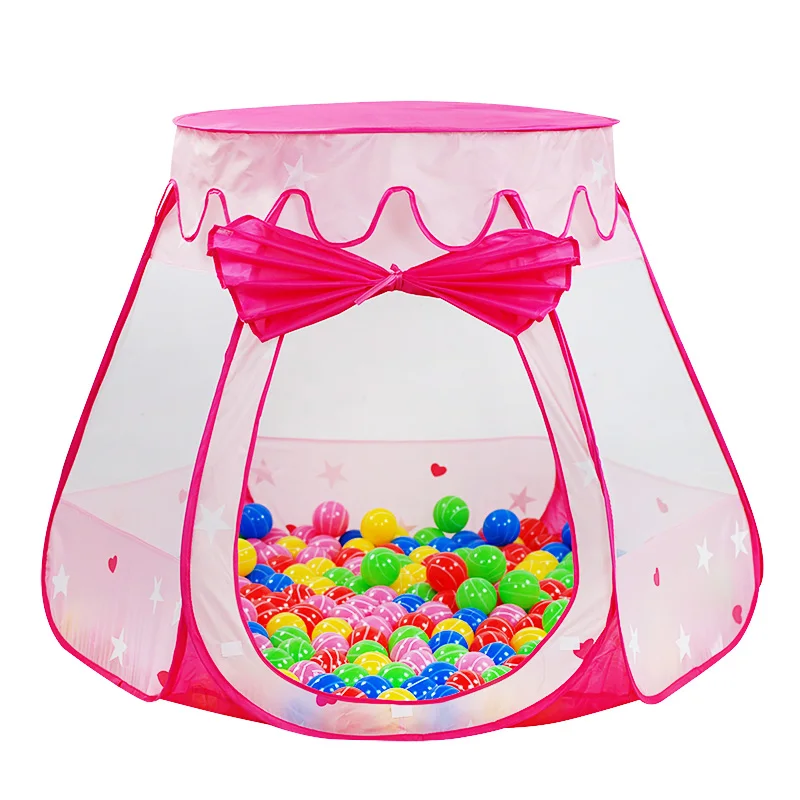 120cm Kids Tent Safe Play House Playpen Balls Indoor Ball Pool Princess