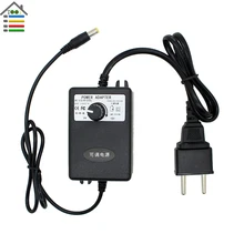 3 12V 1A Adjustable Power Supply AC to DC Adapter Motor Speed Controller with EU Plug