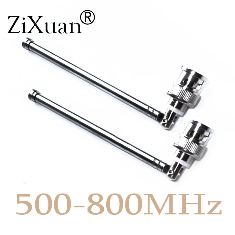 

2PCS BNC Receive Signal Wireless Microphone Mic Antenna For Sennheiser EW100 EW300 EW500 G2 135G2 Receiver 500-800MHz