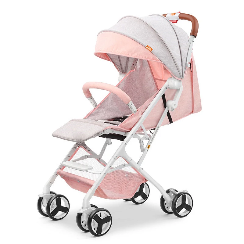 

2018 New Baby strollers lightweight 2 in 1 aluminum alloy can seat can lie baby car