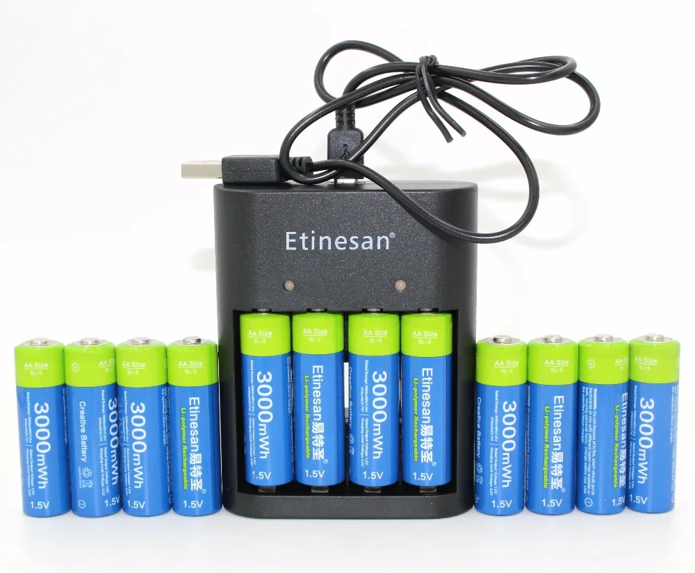 12 шт. литий полимерные аккумуляторные батарейки 1 5 МВтч|battery charger|rechargeable batterybattery a |