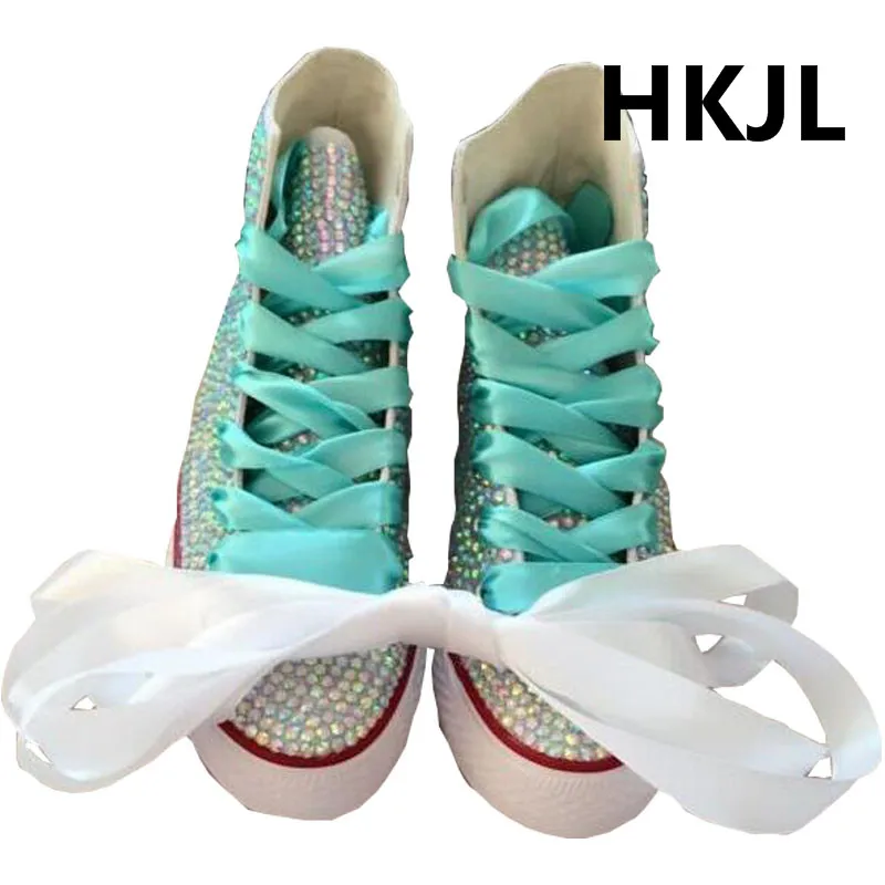 Холщовые низкие кроссовки HKJL черные и белые классические дышащие кружевные