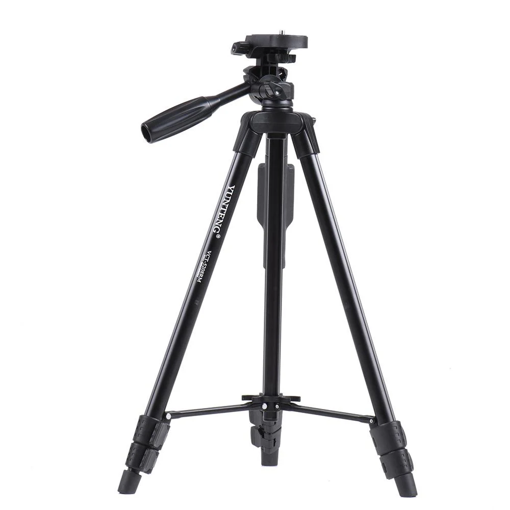

YUNTENG 5208 Portable Aluminum Alloy Tripod Wireless Remote Control Shutter with Universal Smartphone Mount for Sony ILDC