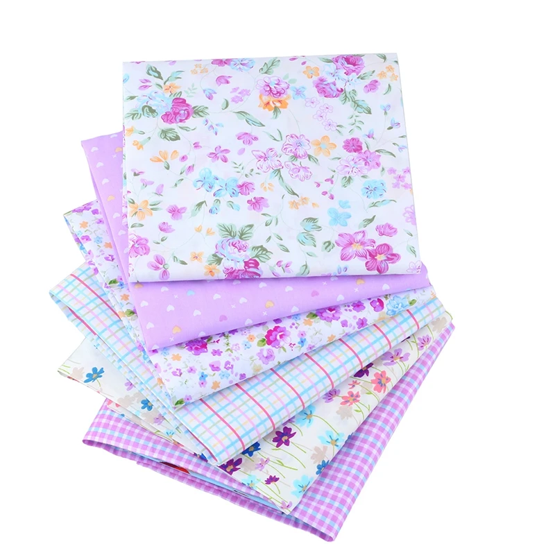 

New Arrival Floral Series Patchwork Cotton Fabric Fat Quarter Bundles Textile Sewing Patchwork Fabric For Bag Baby Cloth J2-6-4