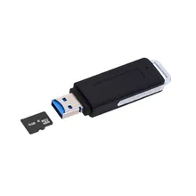 2в1 USB драйвер цифровой Аудио Диктофон U флэш-диск портативная Запись Диктофон для ПК