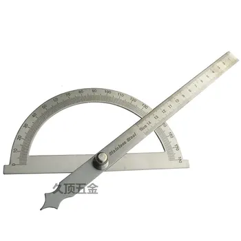 

15CM 180 Degree Protractor Angle Scale Stainless Steel Angle Ruler Hand Tools