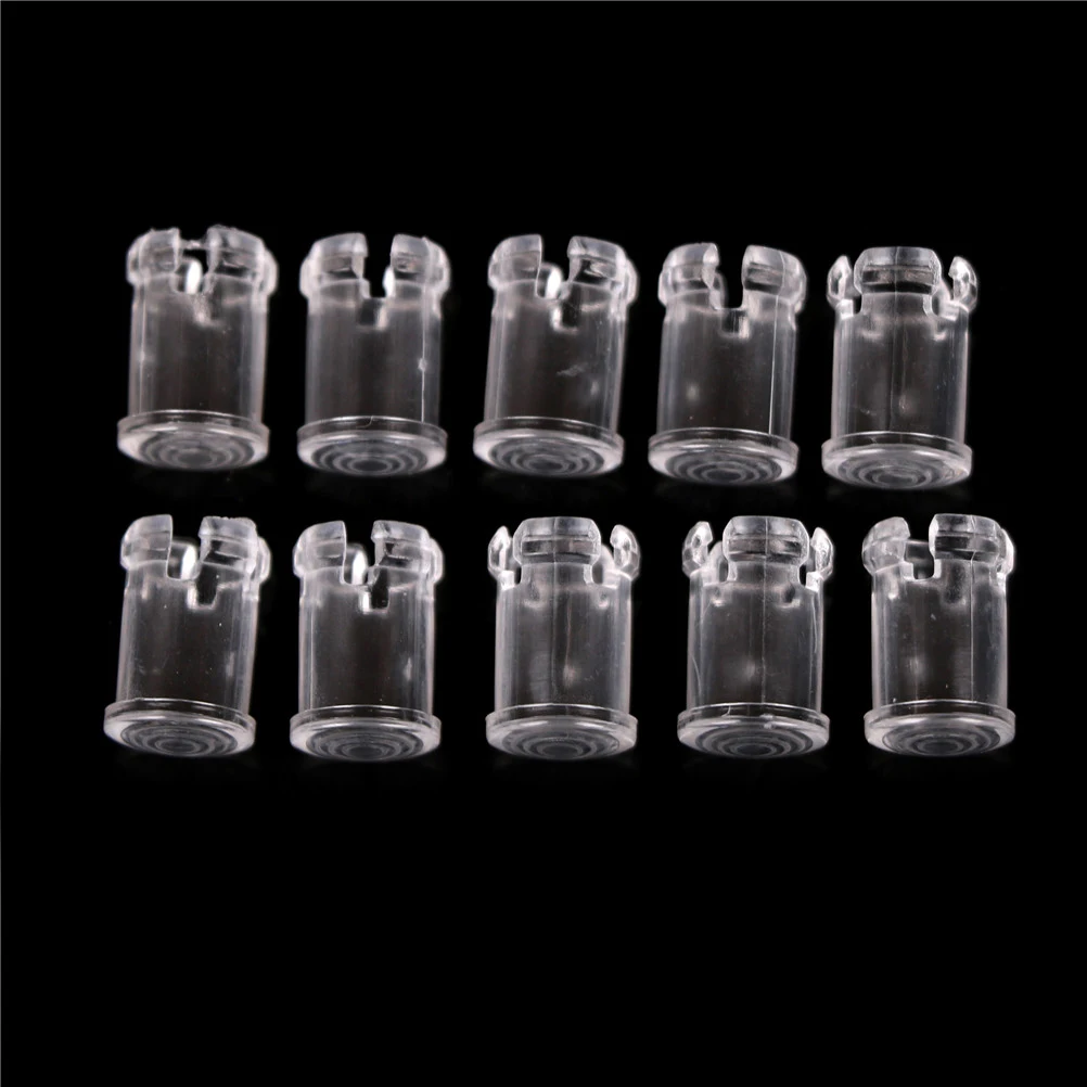 10Pcs 5Mm Led Light Emitting Diode Lampshade Protector Clear LFBLCA 