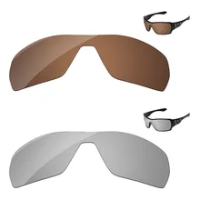 Хром серебро и медь коричневый 2 шт. Поляризованные замена оптические стёкла для Offshoot солнцезащитные очки женщин рамки UVA и UVB защиты