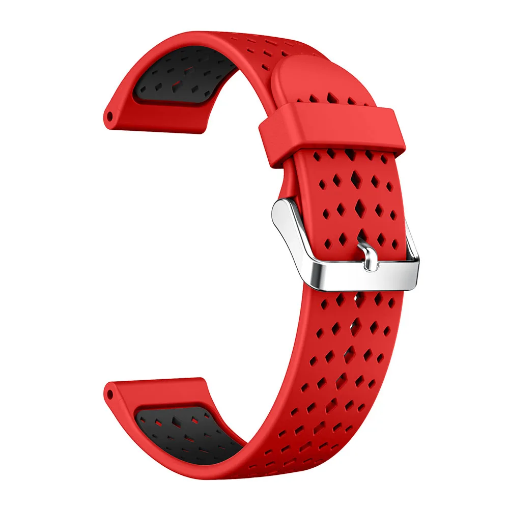 Gear S3 Frontier ремешок для samsung Galaxy watch 46 мм ремешок gear S3 классический смарт-браслет 22 мм силиконовый браслет correa 46 - Цвет ремешка: red Black