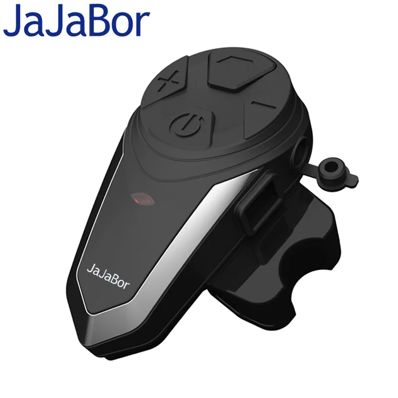 JaJaBor мотоциклетный шлем 1000 м Bluetooth гарнитура домофон громкой связи Bluetooth гарнитура для авто проводной и Беспроводной A2DP музыкальный плеер FM Радио Bluetooth 3,0 Водонепроницаемый