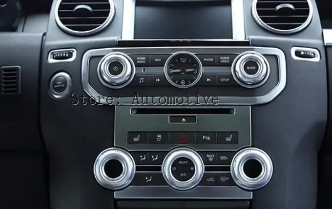 

For Land Rover LR4 Discovery 4 Inner Air Condition Button Cover 2010-2016 5pcs