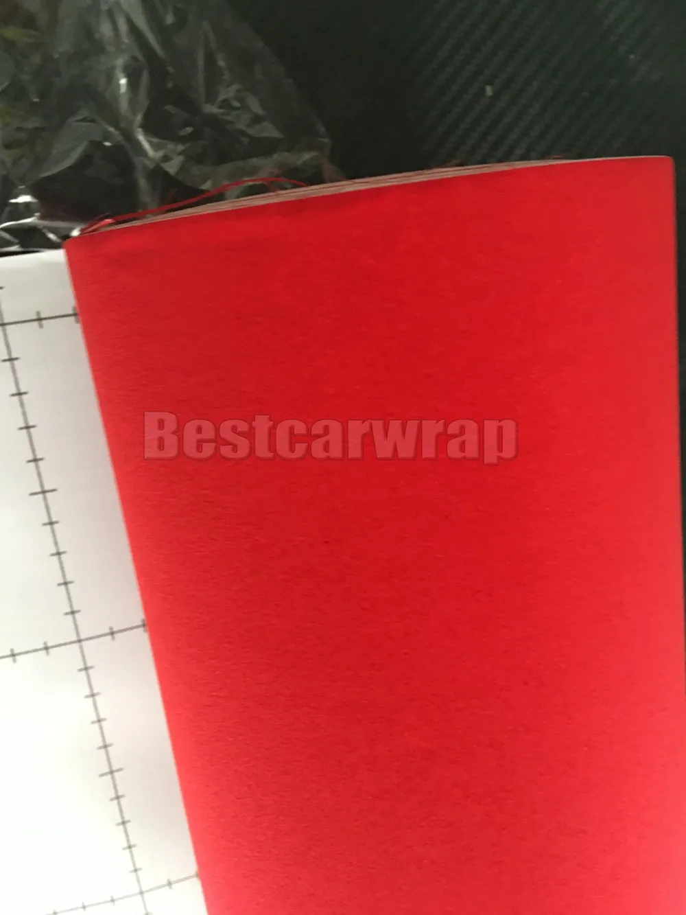 Alcantara Black vinyl velvet  car wrap film foil  Sticker suede leather wrapping  (9)