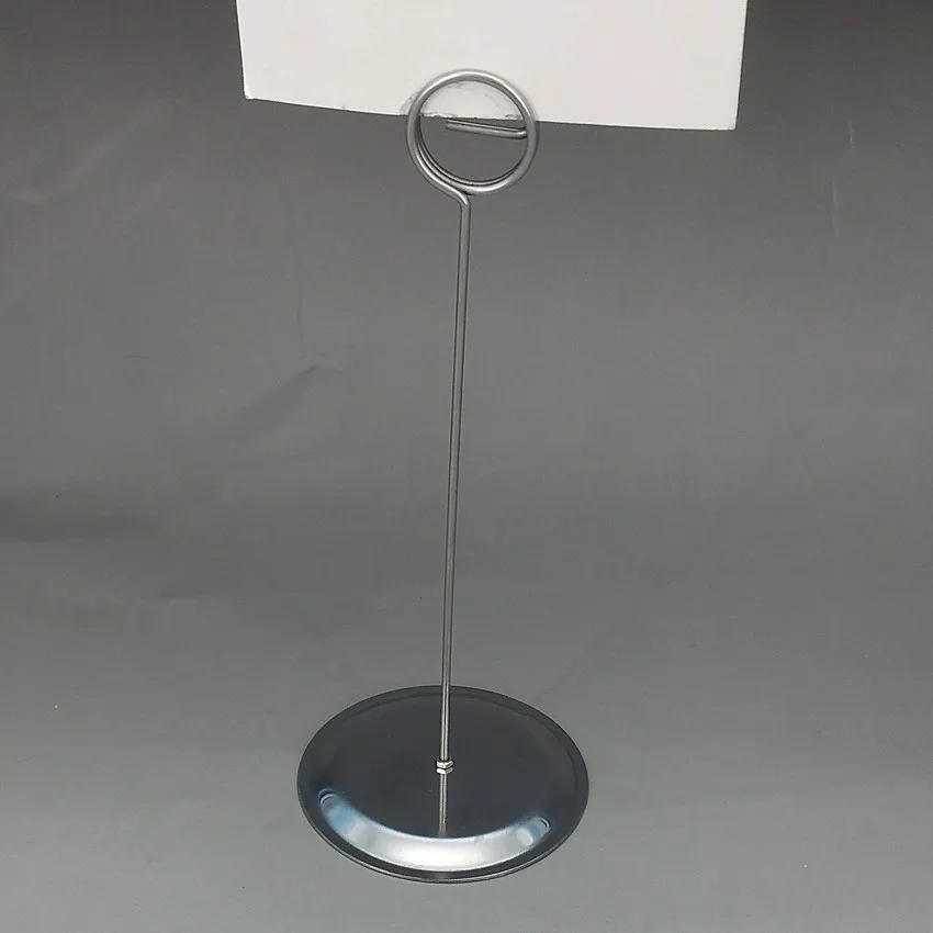 

POP Stainless Steel Price Label Tag Paper Sign Card Display Clips Holders Stands Round Dia.7cm Silver In Store Promotions 20pcs