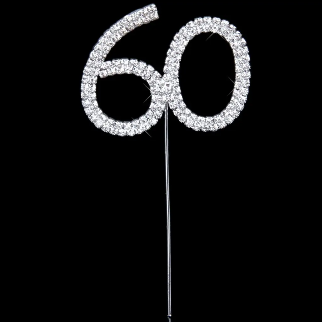 Cake Topper For 60th Wedding Anniversary Birthday Party in Other Cake