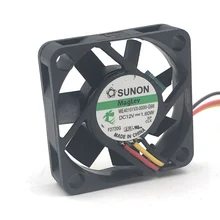 Sunon ME40101VX-0000-G99 40 мм 4010 40*40*10 мм с мультипокрытием DC12V 1,60 Вт мини цифровая фотокамера корпусное Охлаждение вентилятором 3-P 8500 об/мин 9.9CFM