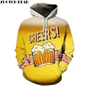 

Full Beer Cheers 3D Printed Spring Casual Hoody Sweatshirts Men Tracksuit Hoodies Pullover Streetwear Jacket DropShip ZOOTOPBEAR