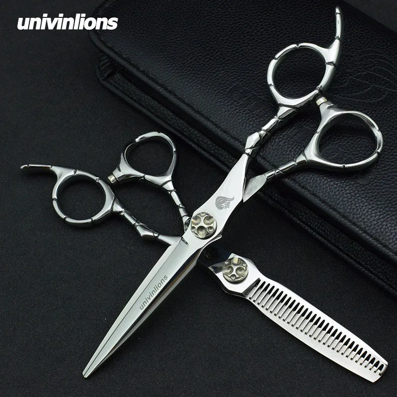 

Univinlions 6" Professional Hair Scissors Set Sharp Blade Hairdressing Scissors Kit Barbers Hair Scissors Shears Salon Razor