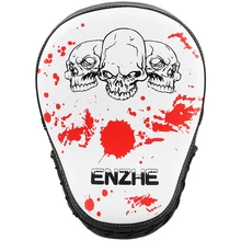 НОВЫЕ ПОСТУПЛЕНИЯ персонализированные Череп шаблон боксерская ручная мишень ММА Фокус Удар Pad обучение боксу Санда Муай Тай кик бои